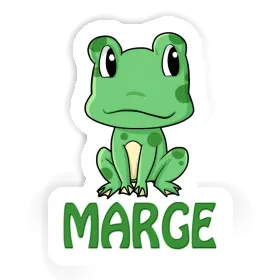 Grenouille Autocollant Marge Image
