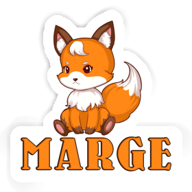 Marge Autocollant Renard Image