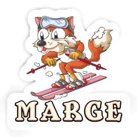 Fox Sticker Marge Image