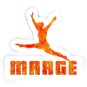 Marge Sticker Gymnast Image