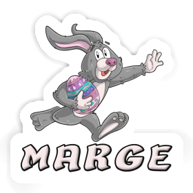 Sticker Rugby rabbit Marge Image