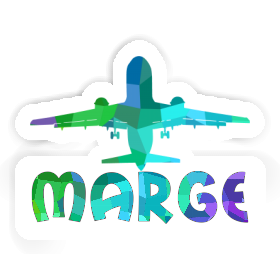 Marge Sticker Jumbo-Jet Image