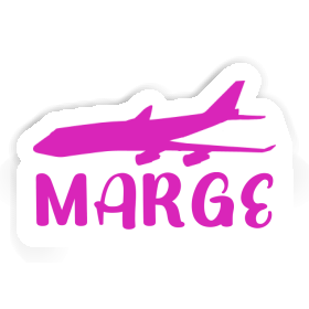 Sticker Marge Jumbo-Jet Image