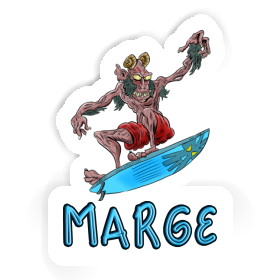 Sticker Marge Surfer Image