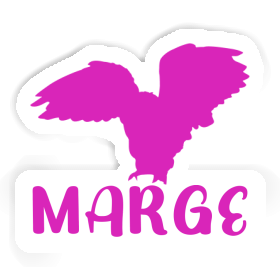 Hibou Autocollant Marge Image