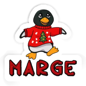 Autocollant Pingouin Marge Image