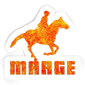 Marge Sticker Horse Rider Image