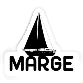 Sticker Sailboat Marge Image