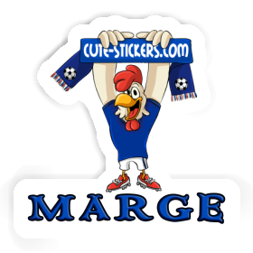 Rooster Sticker Marge Image
