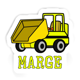 Marge Sticker Front Tipper Image
