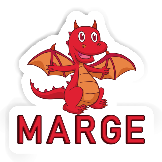 Marge Autocollant Bébé dragon Marge Autocollant Bébé dragon Image