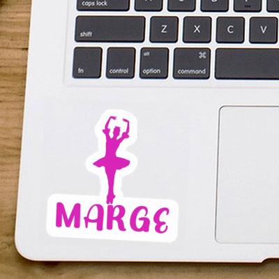 Ballerina Sticker Marge Laptop Ballerina Sticker Marge Laptop Image