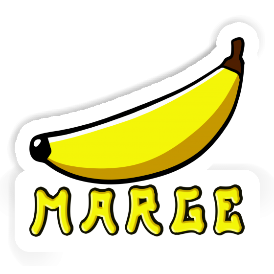 Sticker Marge Banana Notebook Image