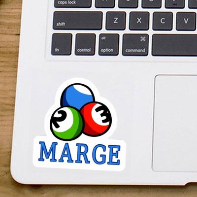 Marge Autocollant Boule de billard Notebook Marge Autocollant Boule de billard Notebook Image