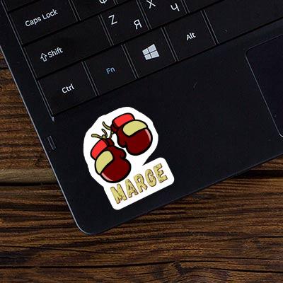 Marge Aufkleber Boxhandschuh Laptop Marge Aufkleber Boxhandschuh Laptop Image