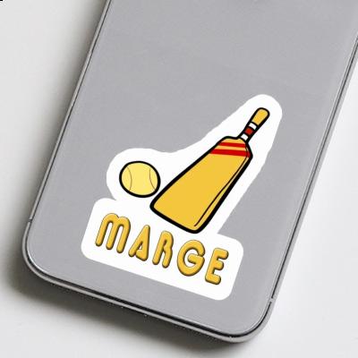 Sticker Marge Cricket Bat Laptop Sticker Marge Cricket Bat Laptop Image