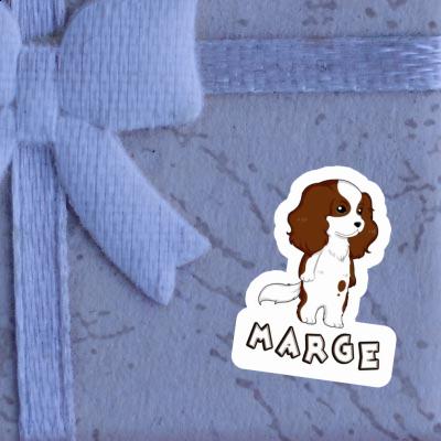 Cavalier King Charles Spaniel Autocollant Marge Image