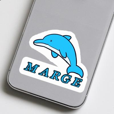 Dauphin Autocollant Marge Dauphin Autocollant Marge Image