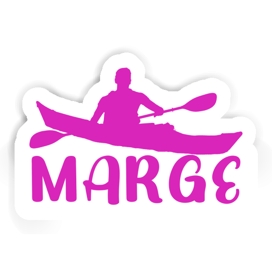 Kayaker Sticker Marge Laptop Kayaker Sticker Marge Laptop Image