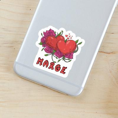 Marge Sticker Heart Notebook Marge Sticker Heart Gift package Image