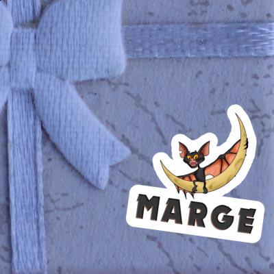 Marge Autocollant Chauve-souris Marge Autocollant Chauve-souris Image