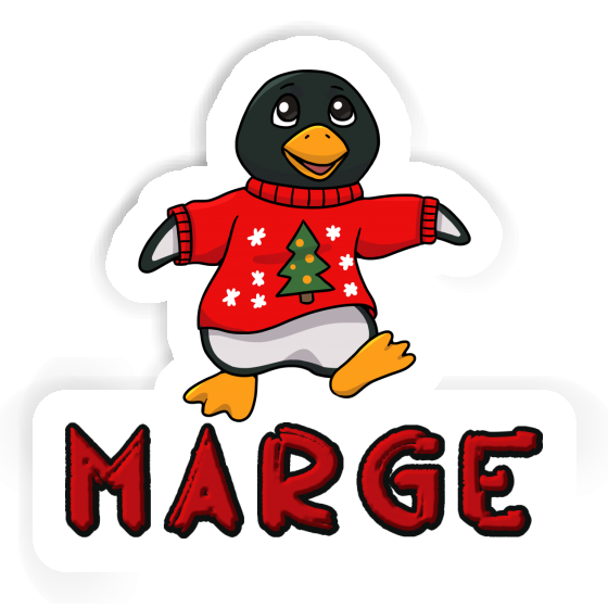 Autocollant Pingouin Marge Image