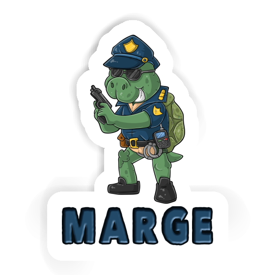 Sticker Officer Marge Notebook Sticker Officer Marge Gift package Image