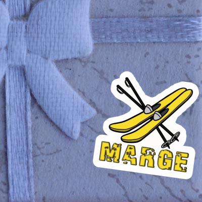 Autocollant Ski Marge Autocollant Ski Marge Image