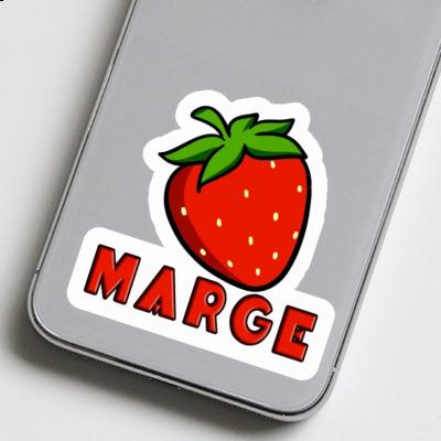 Fraise Autocollant Marge Notebook Image
