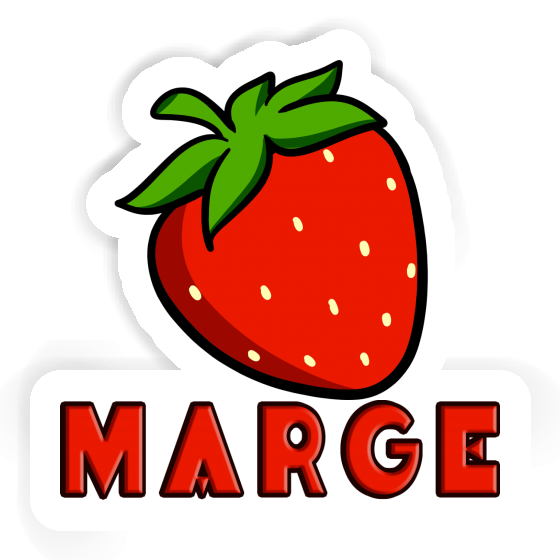 Fraise Autocollant Marge Gift package Image