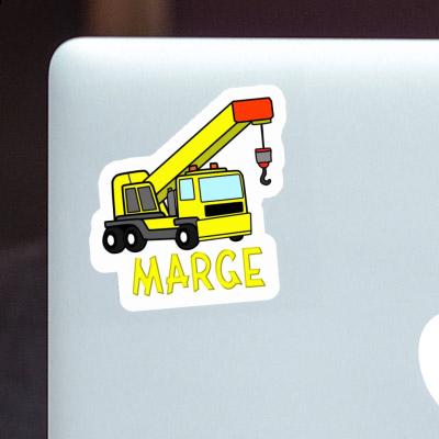 Autokran Aufkleber Marge Laptop Image