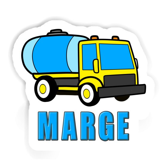 Sticker Marge Wassertransporter Notebook Sticker Marge Wassertransporter Gift package Image