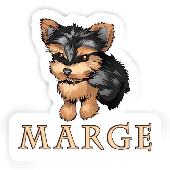 Marge Autocollant Yorkie Notebook Marge Autocollant Yorkie Gift package Image