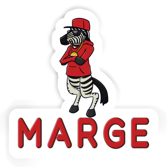 Zèbre Autocollant Marge Notebook Zèbre Autocollant Marge Notebook Image