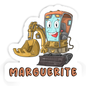 Sticker Marguerite Excavator Image