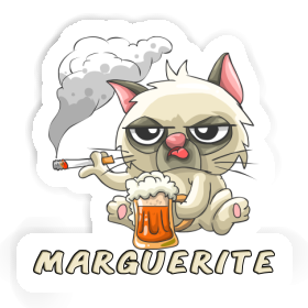 Bad Cat Autocollant Marguerite Image