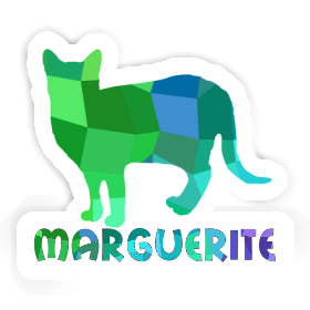 Chat Autocollant Marguerite Image