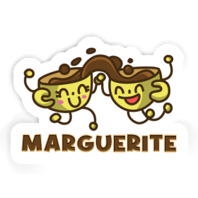 Marguerite Aufkleber Kaffee Image