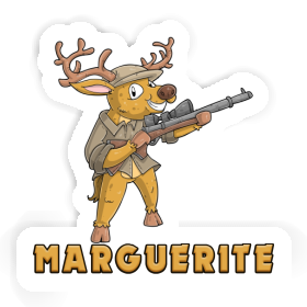Cerf Autocollant Marguerite Image