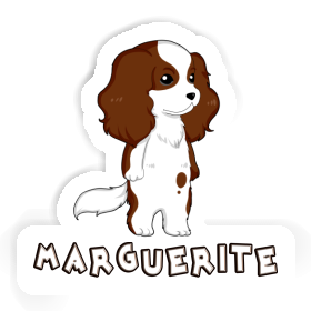 Aufkleber Marguerite Cavalier King Charles Spaniel Image