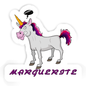 Sticker Angry Unicorn Marguerite Image