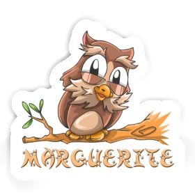 Hibou Autocollant Marguerite Image