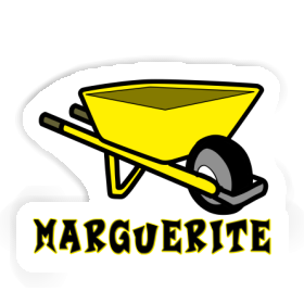 Marguerite Aufkleber Schubkarre Image