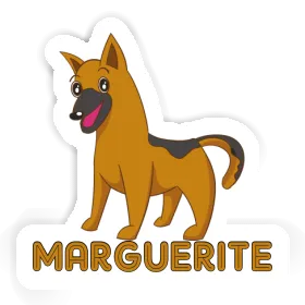 Sticker Schäferhund Marguerite Image