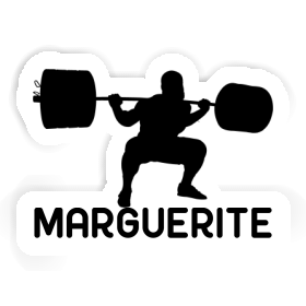 Autocollant Marguerite Haltérophilie Image