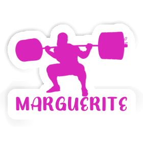 Marguerite Autocollant Haltérophile Image