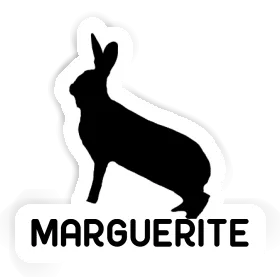 Autocollant Lapin Marguerite Image