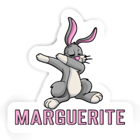 Autocollant Lapin Marguerite Image