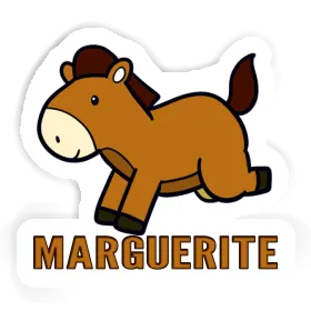 Cheval Autocollant Marguerite Image