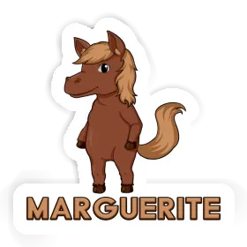 Marguerite Autocollant Cheval Image